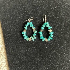Turquoise and Silver earrings